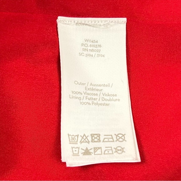 Boden Lucinda Dress Poinsettia Polka Dot Red & Blue Size 8 - Picture 7 of 8